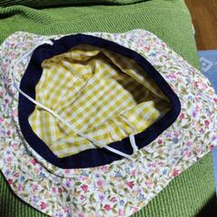 　美品　ハンドメイド　帽子の画像