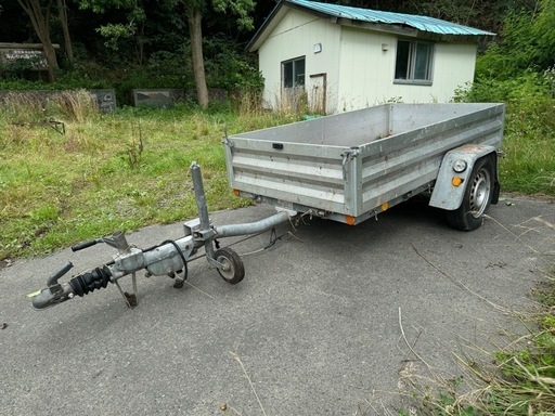 書類有⭐︎ドイツ製アルミトレーラー 回生ブレーキ付