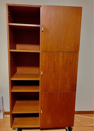 【決まりました】unico 廃盤　可動式キャビネット