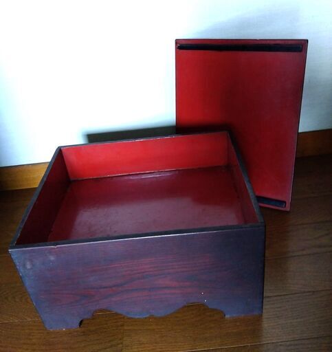 ◆木の収納箱（？）◆約36×27×21