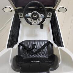 電動乗用カー メルセデス ベンツ BENZ G500 Gクラス ゲレンデ キッズカー ペダル操作 リモコン操作可能  乗り物 ホワイトの画像