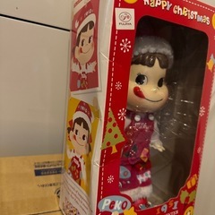 希少　不二家ペコちゃん　2009ハッピークリスマスペコちゃん人形の画像