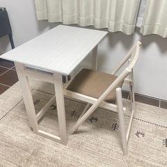 折りたたみデスク&チェア