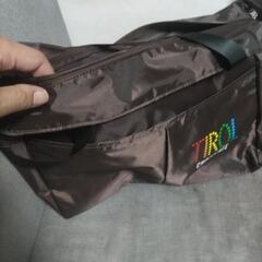 チロルチョコ　撥水トートバッグ　茶