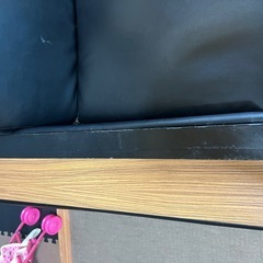 フラットになる2人掛けソファーの画像