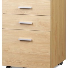新品　デスクワゴン　ナチュラル