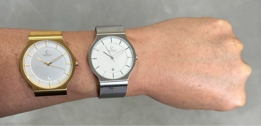 ２個セット　男女どちらでも【オシャレな北欧ブランド】⑤obaku  ゴールドとシルバー