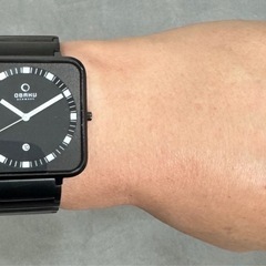 オシャレな北欧ブランド】②obaku  角型　黒