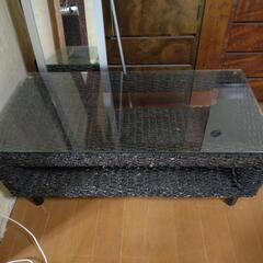 7月21日限定バリ家具　　ガラステーブルの画像