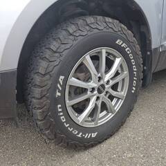 BF Goodrich グッドリッチ All-Terrain T/A 225/75ｰ16 バリ山 美品アルミ付の画像