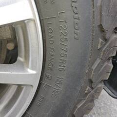 BF Goodrich グッドリッチ All-Terrain T/A 225/75ｰ16 バリ山 美品アルミ付の画像