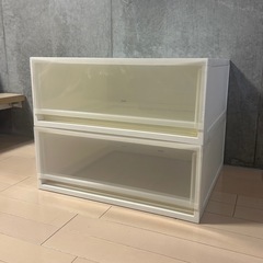 ニトリ　収納ケース2個セットの画像