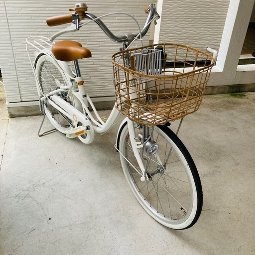 【完売】BRIDGESTONE 20インチ子供用自転車ブリヂストンリリーベルスノーホワイト
