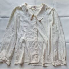 MAX JOX オフィス制服 事務服 白ブラウス 長袖 9号
