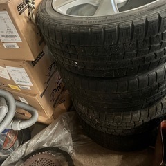 アルミホイール タイヤ 17インチ 7J 5穴 PCD100 の画像