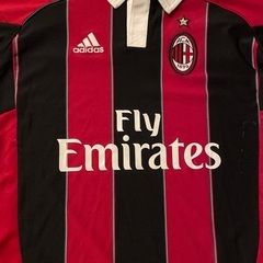 サッカー　adidas フライエミレーツ　ACM 海外　サッカーチーム　スポーツTシャツ　襟付き　半袖　140cm 新品　未使用　タグ付きの画像