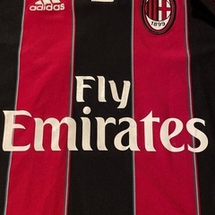 サッカー　adidas フライエミレーツ　ACM 海外　サッカーチーム　スポーツTシャツ　襟付き　半袖　140cm 新品　未使用　タグ付きの画像