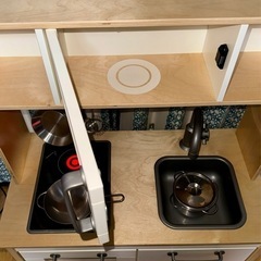DUKTIG おままごとキッチン＋調理器具＋キッチン用品の画像