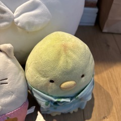 すみっコぐらし　しろくま　ぺんぎん　ねこ　ぬいぐるみの画像