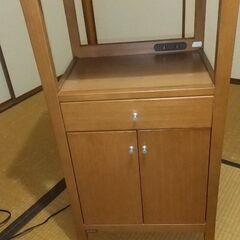 カリモク　電話台