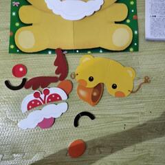 無料　ふくわらい　パズル　クリスマスベアの画像
