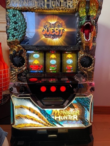 パチスロ実機　モンスターハンター月下雷鳴　 五号機