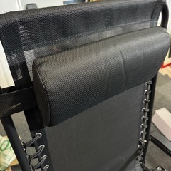 ゼログラビティ 折りたたみ式 リクライニングチェア ガーデンチェア ブラック Amazonの画像