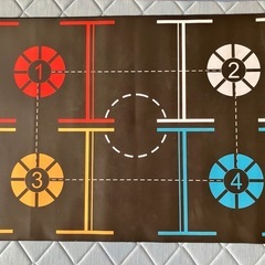 バスケットボール　フットワーク練習用マット