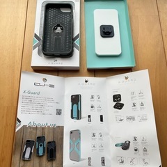 iPhone7用ハンドルバーマウントとスマホケースの画像