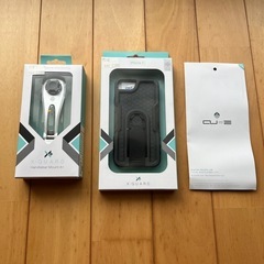 iPhone7用ハンドルバーマウントとスマホケースの画像