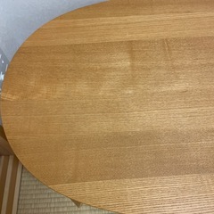 無印良品　楕円形 こたつ机 + こたつ布団の画像