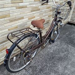 中古自転車 6段変速 26インチ LEDオートライト 軽整備済み 防犯登録対応 町田市 相模原市 MM404
