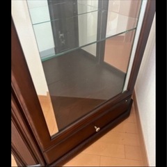 【交渉中】アンティーク キャビネット　コレクションボード　什器　飾り棚　ショーケースの画像