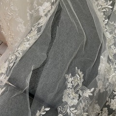 ウェディングドレス　Aライン　編み上げ
の画像