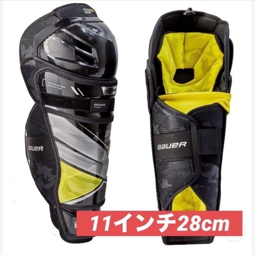 【超美品】アイスホッケー　バウアー　レガース　レガード　シンガード