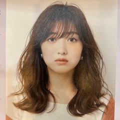 ロングヘアカット、パーマモデル緊急募集中