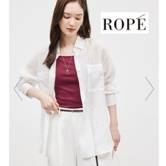 【未使用】ROPE 洗える ロイヤルラミーレギュラーシャツ