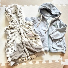 男の子100サイズ　厚手冬コート冬用 まとめ売りの画像