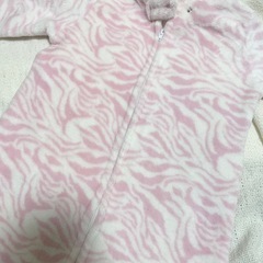最終お値下げ！美品　ゼブラ柄　秋冬春　ベビーカー　抱っこ紐　モコモコ　0-9m 海外の画像