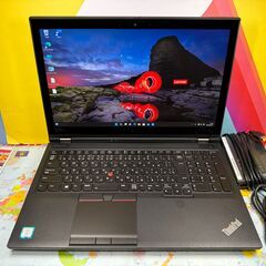 JC0862 美品 レノボ ノートPC P53 4K OLED タッチパネル i7 32GB Win11 office2021