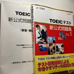 TOEICテスト問題集CD 2枚付の画像