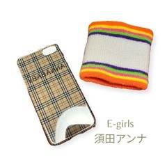 E-girls iPhoneケース まとめ売り ライブグッズ リストバンドの画像