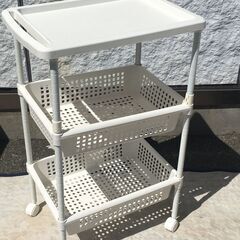 JM19053S)ワゴンカート 幅：約33cm 高さ：約76cm...