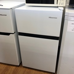 安心の1年保証付！！【Hisense 2ドア冷蔵庫　HR-B91HW 2024年製　程度A】売ります！取りに来れる方限定！