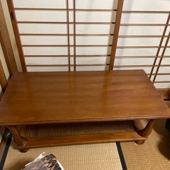 机　卓　つくえ　　木　木目の画像