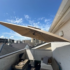ガーデンパラソル　250✖️250cm 中古美品の画像