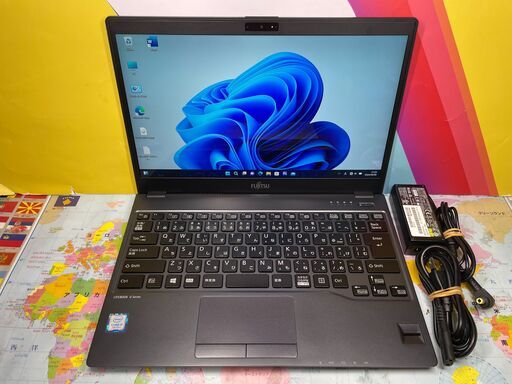JC08103　極美品 富士通 ノートPC U938/S タッチパネル 綺麗 Windows11