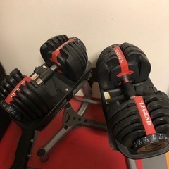 ビーレジェンド可変ダンベル　２４kg×2 専用台セット