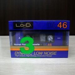 新品未開封品 日立 Lo-D DL46 カセットテープ 30本 (3個入り×10パック）まとめ売り ノーマルポジション DYNAMIC LOW NOISE 苫小牧西店 新品未開封品 日立 Lo-D DL46 カセットテープ 30本 (3個入り×