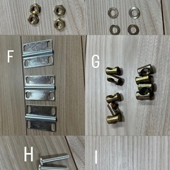 LOWYAダブルベッド（シャビーナチュラル）の画像